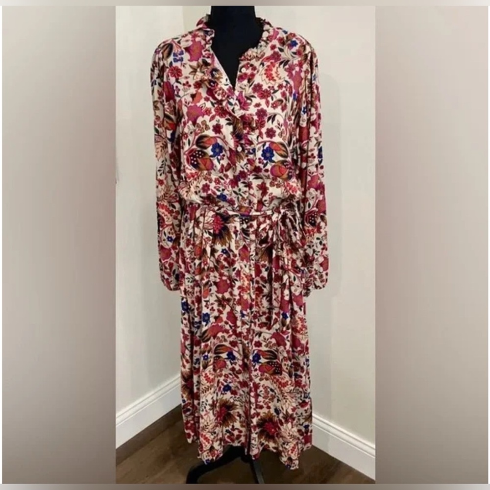 St. John's Bay Multicolor Floral Dress